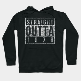 42th Birthday Gift Vintage Straight Outta 1978 Retro Hoodie